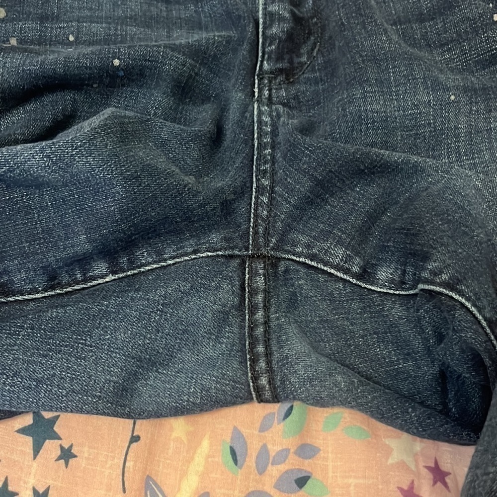 Seven7 Dark Wash Paint Splatter Jeans - Picture 16 of 16